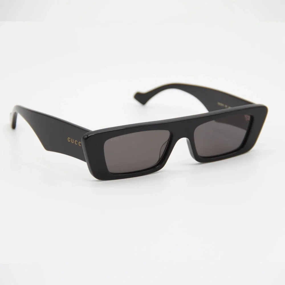 NEW GUCCI GG1331S 002 BLACK UNISEX RECTANGULAR SUNGLASSES GUCCI